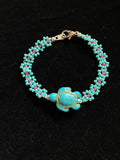 beaded turtle bracelets (variety of colors & sizes)