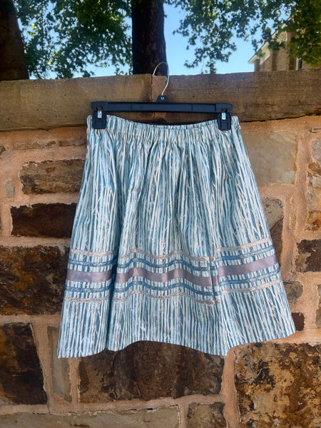 Ladies Ribbon Skirt Made by Irene Creek