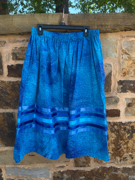 Ladies Ribbon Skirt with Pockets Made by Irene Creek