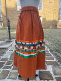 X-Large - 2XL Ribbon Skirts made by Mvskoke Artist, Cindy Russell