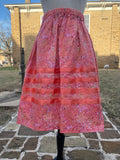 X-Large - 2XL Ribbon Skirts made by Mvskoke Artist, Cindy Russell