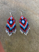 Beaded Fringe Earrings