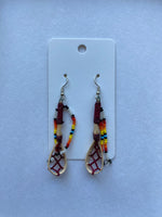 Stickball Earrings (Various Colors Available)