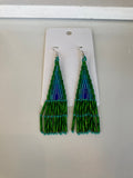 Beaded Fringe Earrings (Various Colors)