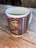 Native Design Mug Made by Larry "Graybear" West.