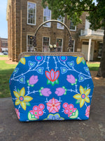 Heruse tos Handmade Handbags - Floral on Blue
