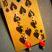 Beaded Earrings Made By Scarlet Garlands