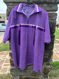 Purple Ribbon Shirt Made by Cynthia Yerby