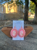 Glow Dangles Made By Mvskoke Made Beadwork