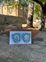 Tulip Studs Made By Mvskoke Made Beadwork