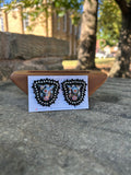 Tulip Studs Made By Mvskoke Made Beadwork