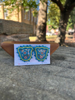 Tulip Studs Made By Mvskoke Made Beadwork