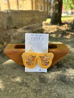 Tulip Dangles Made By Mvskoke Made Beadwork