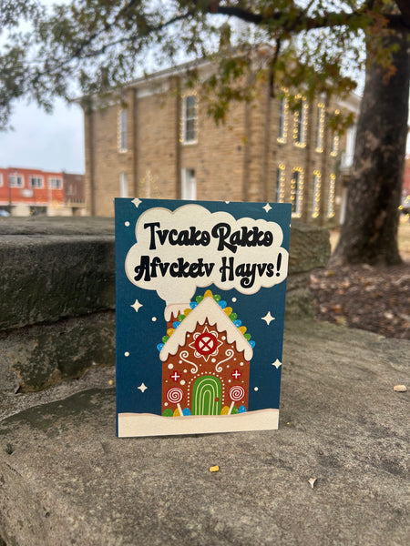 Tvcako Rakko Afvcketv Hayvs, Christmas Card