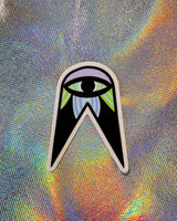woodpecker/forked eye sticker (various designs)