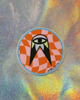 woodpecker/forked eye sticker (various designs)