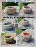 NEW! small Southeastern Single Wall Baskets Made by Britteny Cuevas (Variety of colors & sizes)
