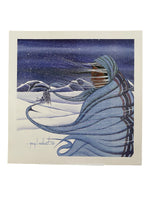 "Struggle on the Trail" print by mvskoke artist Gary Colbert