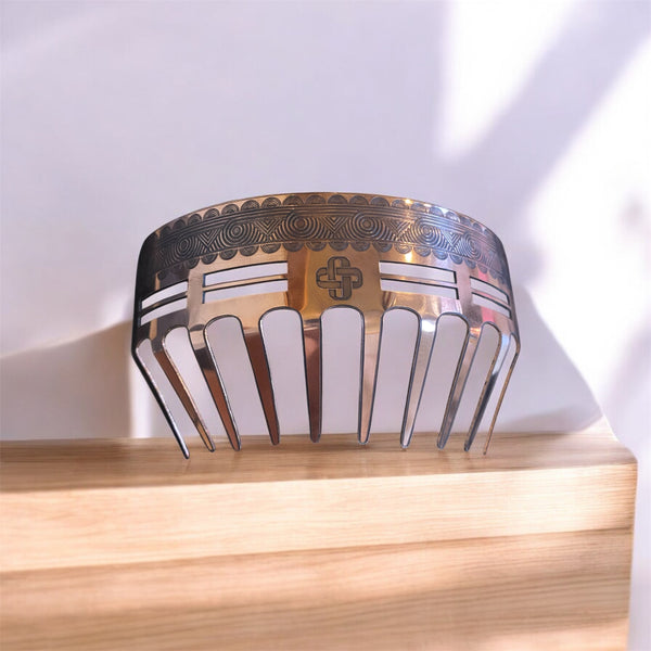 Lamar Ribbon Comb. Made By Mvskoke Artist, Amanda Rutland