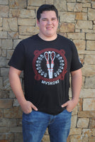 MVSKOKE Ball Stick Design T-shirt