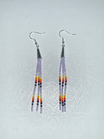 Cone Tassel Beaded Earrings (Various Colors Available)