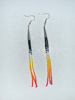 Cone Tassel Beaded Earrings (Various Colors Available)