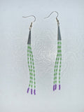 Cone Tassel Beaded Earrings (Various Colors Available)