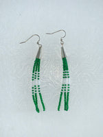 Cone Tassel Beaded Earrings (Various Colors Available)