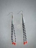Cone Tassel Beaded Earrings (Various Colors Available)