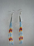 Cone Tassel Beaded Earrings (Various Colors Available)