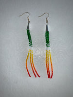 Cone Tassel Beaded Earrings (Various Colors Available)