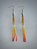Cone Tassel Beaded Earrings (Various Colors Available)
