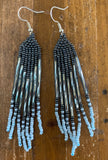 Beaded Fringe Earrings (Various Colors Available)