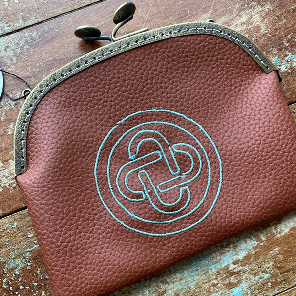 Faux Leather with Embroidery