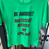 Youth "Ancestor Blessed My Long Hair" T-Shirt