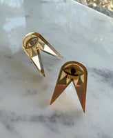 Woodpecker Stud in Gold