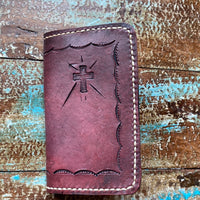 Leather Hand Tooled Hymnal Cover