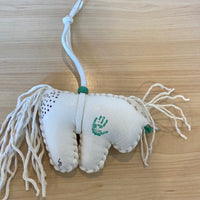 Leather Horse Ornament