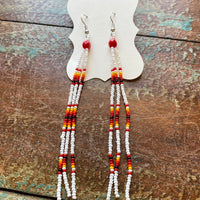 Long Beaded Dangles (Various Colors Available)