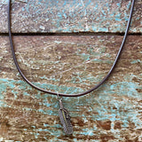 Cord Necklace with charm