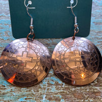 Etvlwv Cate/Red Town Drop Earrings - 1.25"