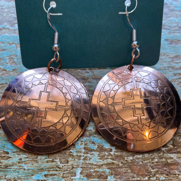 Etvlwv Cate/Red Town Drop Earrings - 1.25"