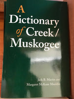 "A Dictionary of Creek / Muskogee"