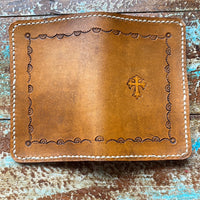 Leather Hand Tooled Hymnal Cover