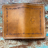 Leather Hand Tooled Hymnal Cover