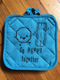 "So Happy Together" potholder