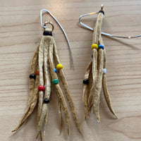 Leather Fringe Earrings (Various designs available)