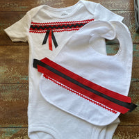Infant Onsie with Ribbon Skirt &/or bib