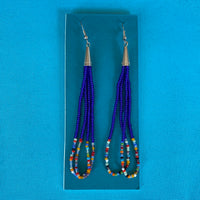 Long Beaded Earrings