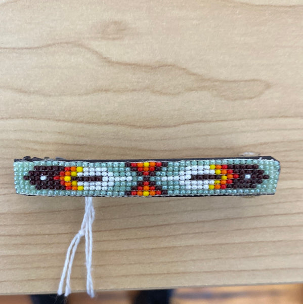 Small Barrette with Feathers
